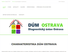 Tablet Screenshot of dum-ostrava.cz